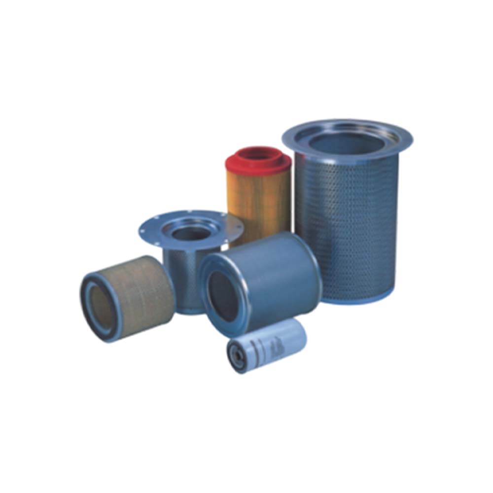 Three-Stage Filtration for Various Screw Air Compressors